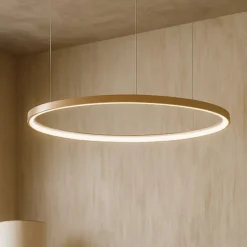 So soel 60 oro ondaluce lampadario moderno cerchio led