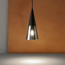 So trento ondaluce lampada a sospensione per penisola cucina nero