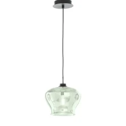 So verve 2 ondaluce lampada a sospensione vetro verde