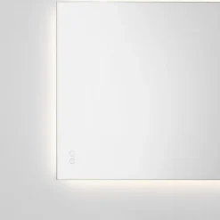 Specchiera da bagno rettangolare led touch 4000k antiappannamento