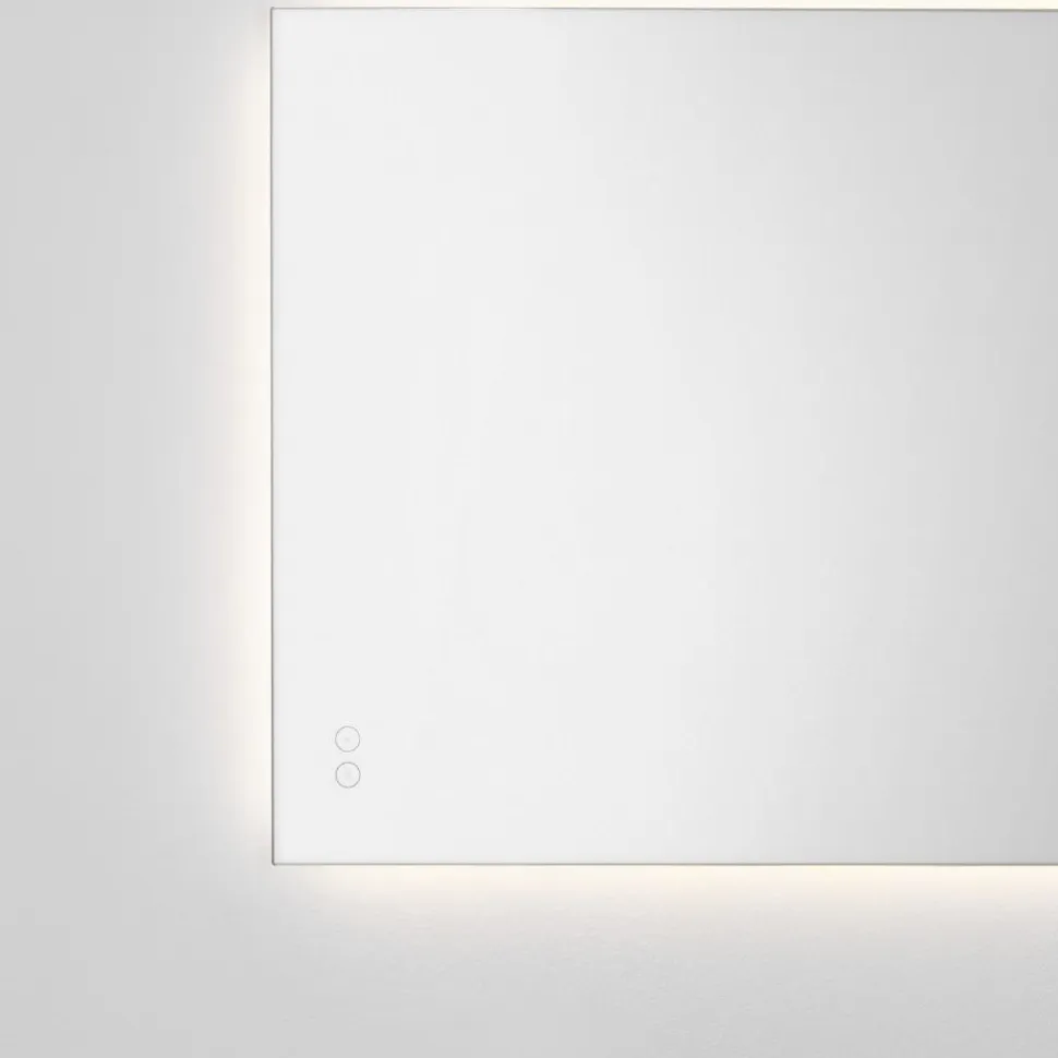 Specchiera da bagno rettangolare led touch 4000k antiappannamento