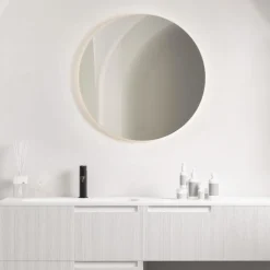 Specchio da bagno touch led 3000k ip44 anti appannamento 60cm