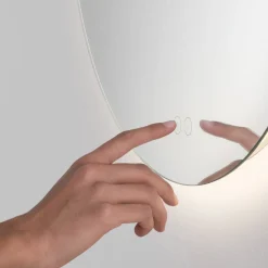 Specchio da bagno touch led 3000k ip44 anti appannamento 60cm