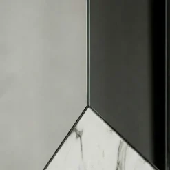 Specchio da parete 100cm design moderno per ingreso vetro marmo