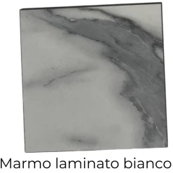 Specchio da parete 100cm design moderno per ingreso vetro marmo