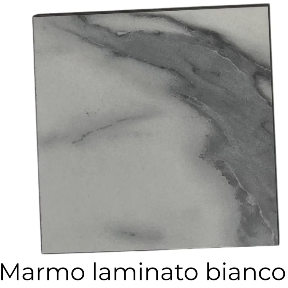 Specchio da parete 100cm design moderno per ingreso vetro marmo