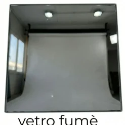 Specchio da parete 100cm design moderno per ingreso vetro marmo