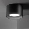 Spike pl1 nero ideal lux faretto da soffitto cilindro gx53 9w 3000k
