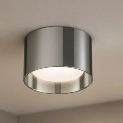 Spike pl1 round ideal lux faretto tondo cromo gx53 3000k