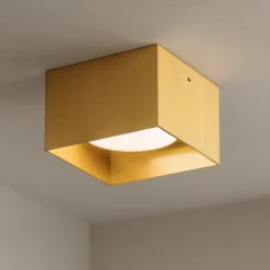 Spike pl1 square faretto quadrato da soffitto ideal lux