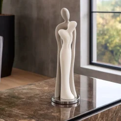 Statuetta moderna da tavolo innamorati nocciola bongelli preziosi