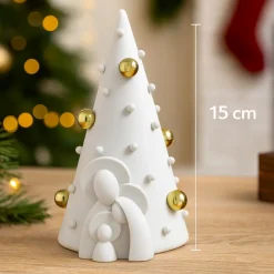 Statuetta presepe albero di natale h15 oro bongelli preziosi