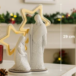 Statuetta presepe di natale h29 natività oro bongelli preziosi