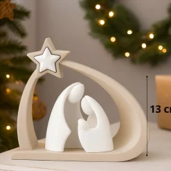 Statuina presepe di natale nativita h13 nocciola bongelli preziosi