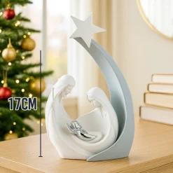 Statuina presepe di natale onda h17 carta da zucchero bongelli preziosi
