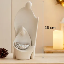 Statuina presepe moderno h26 bianco bongelli preziosi