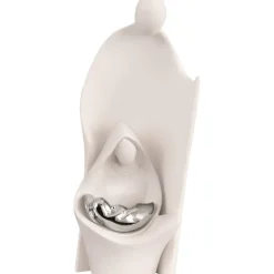 Statuina presepe moderno h26 bianco bongelli preziosi