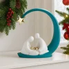 Statuina presepe nativita di natale blu h13 bongelli preziosi