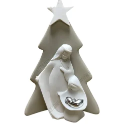 Statuina presepe natività di natale nocciola h15 bongelli preziosi