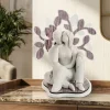 Statuina sogno innamorati seduti albero rovere bongelli preziosi