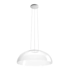 Stilnovo lampadario demi da cucina moderna cupola 70cm led 33w 3000k