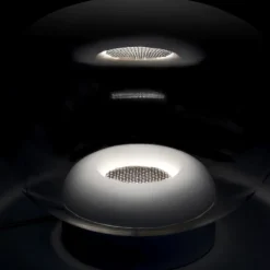 Stilnovo le mariee abat-jour da comodino grigio fumo per camera da letto