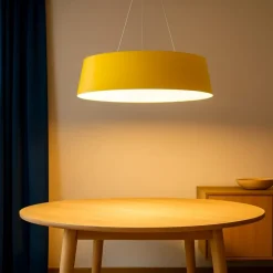 Stilnovo oxygen lampadario giallo moderno led dimmerabile 50w 3000k