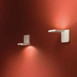 Stilnovo quad applique bianco led 18w 3000k design moderna