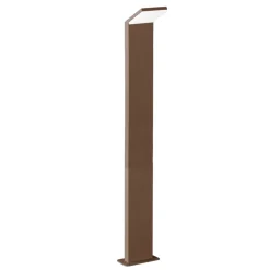 Style pt h100 3000k ideal lux lampione led da giardino marrone