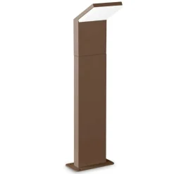 Style pt h050 4000k ideal lux lampione da giardino marrone