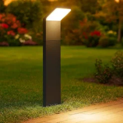 Style pt h050 lampione da esterno antracite led 9w 3000k