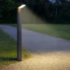 Style pt h100 lampione da giardino led 9w 4000k antracite ideal lux