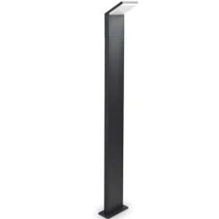 Style pt h100 ideal lux lampione da giardino ip54 led 9w 3000k