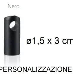 Supporto singolo reggicavo sospensione nero ideal lux
