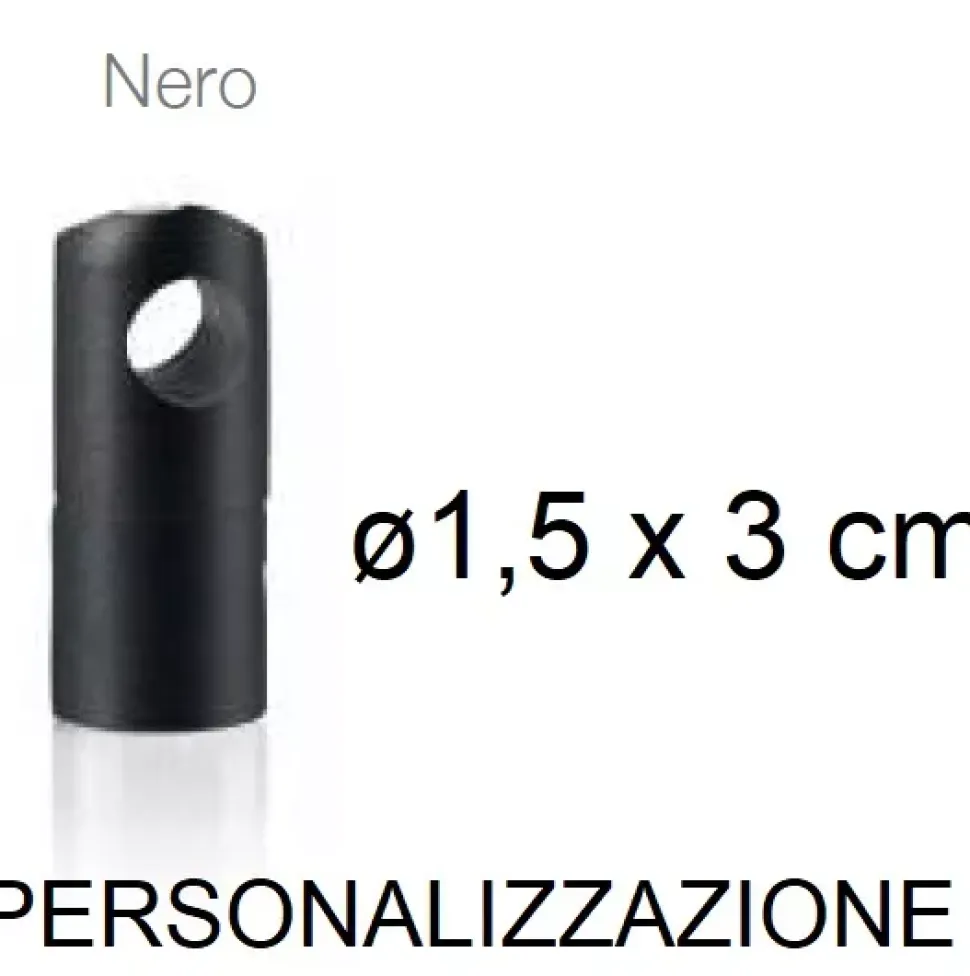Supporto singolo reggicavo sospensione nero ideal lux
