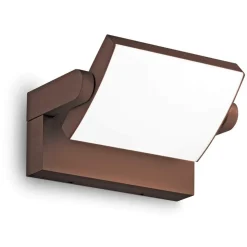 Swipe ap ideal lux applique da esterno ip54 marrone orientabile led 3000k
