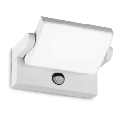 Swipe ap sensor ideal lux applique da esterno led 3000k bianco con sensore