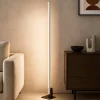 Syncro perenz piantana moderna lampada da terra nera led