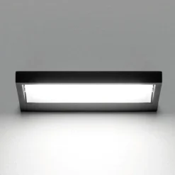 Tablet stilnovo applique led 19w 3000k nera parabola orientabile moderno