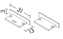 Tappo di chiusura (2pz) in alluminio