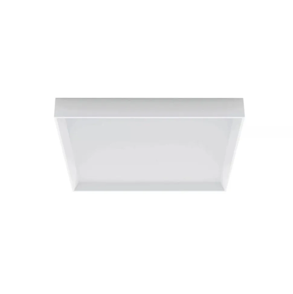Tara linea light plafoniera led 26w 3000k bianca quadrata