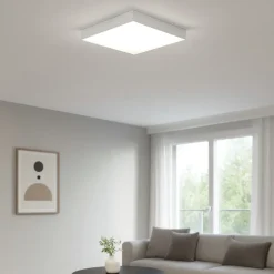 Tara linea light plafoniera led 26w 3000k bianca quadrata