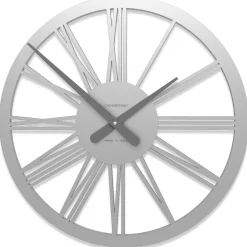 Tarquinio orologio alluminio 45 numeri romani da parete