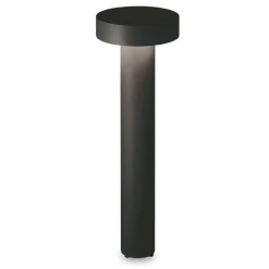 Tesla pt4 h60 ideal lux lampione nero da esterno ip44 circolare