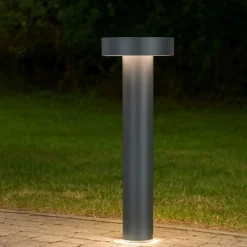 Tesla pt4 h60 ideal lux lampe lampione da giardino antracite