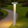 Tesla pt4 h80 ideal lux lampione da giardino 80cm bianco design ip44