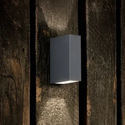 Tetris-2 ap2 ideal lux applique da esterno sottile antracite ip44