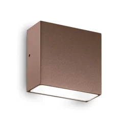 Tetris-1 ap1 ideal lux applique per esterno balcone ip44 marrone