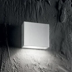Tetris-1 ap1 ideal lux applique per esterno grigio ip44
