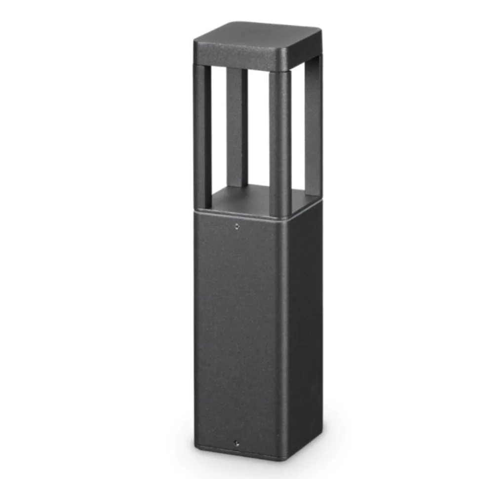 Tifone pt h35 lampione da esterno antracite led 3000k ideal lux